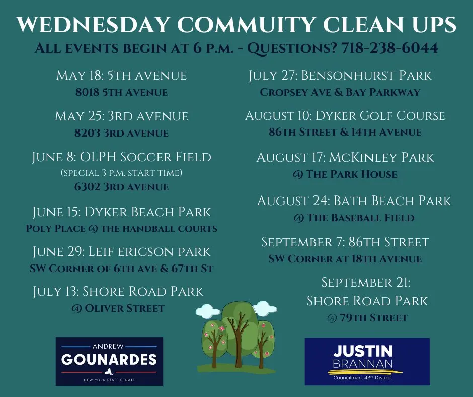 Wednesday Community Cleanups for Summer 2022